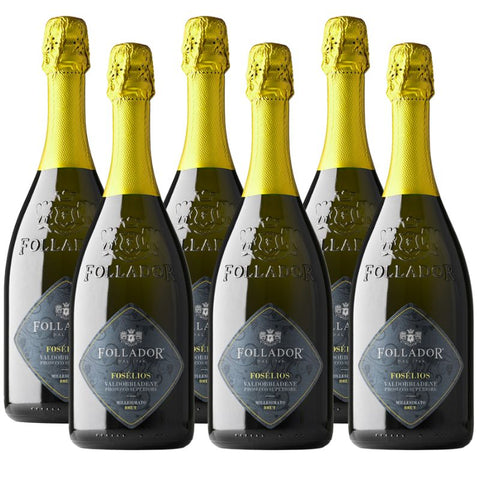 Fosélios - Prosecco Superiore Valdobbiadene DOCG - Brut - Cartone 6x Bottiglie