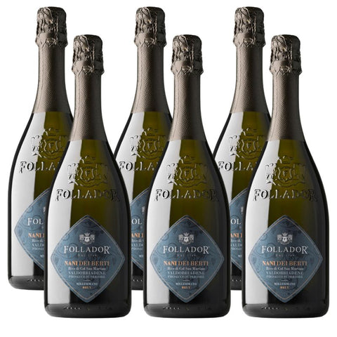 Nani Dei Berti - Prosecco Superiore Valdobbiadene DOCG - Brut Cartone 6x Bottiglie