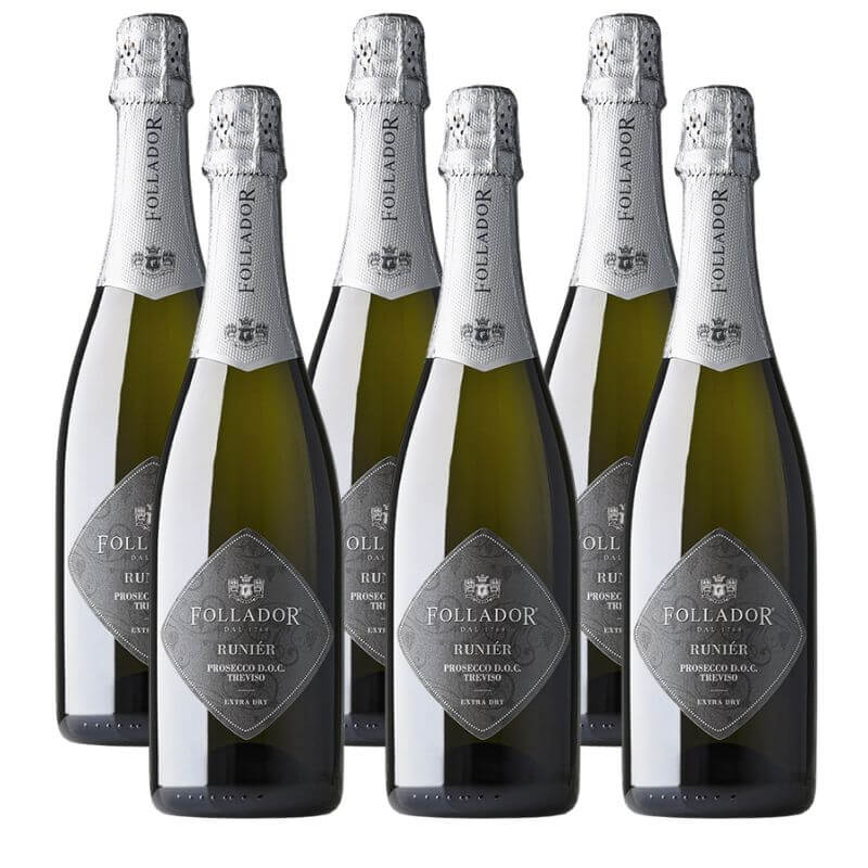 Runiér - Prosecco DOC Treviso EXTRA DRY Premium - Case of 6