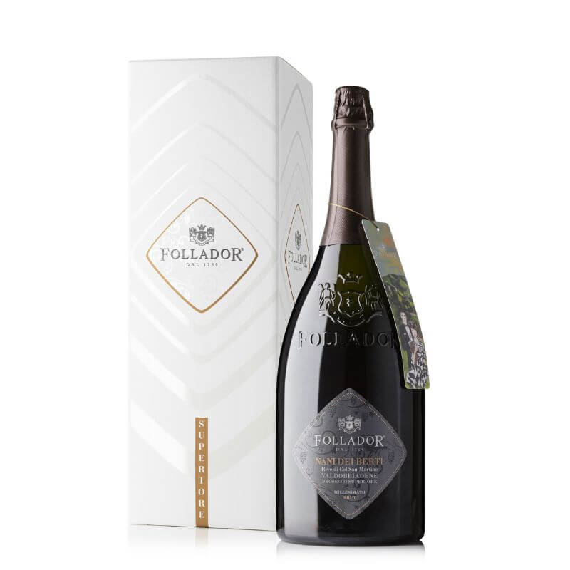 Confezione regalo 1 Jeroboam -&nbsp;&nbsp;Nani Dei Berti DOCG Brut -&nbsp; 3L